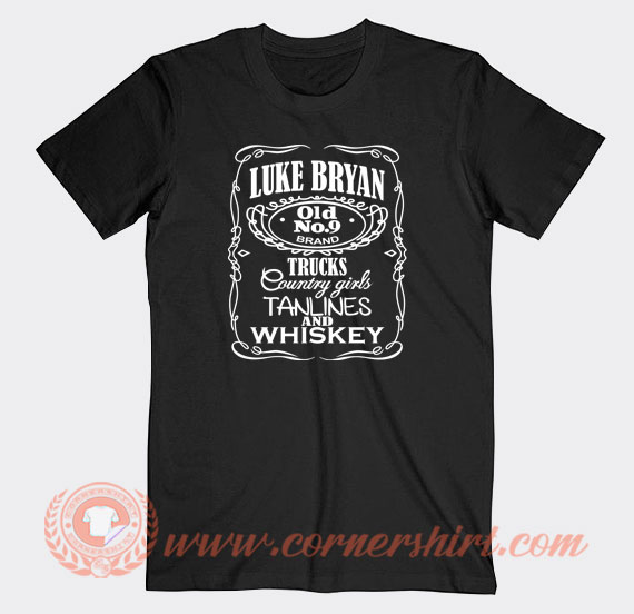 Luke-Bryan-Whiskey-Adult-T-shirt-On-Sale