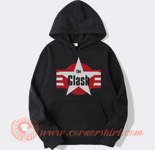 The Clash Star And Stripes Hoodie On Sale