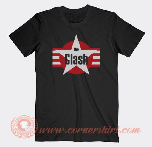 The-Clash-Star-And-Stripes-T-shirt-On-Sale