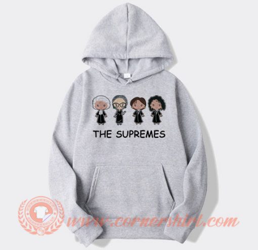 The supremes Ruth Bader Ginsburg Chibi Hoodie On Sale