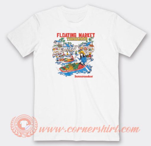 Vintage-Floating-Market-Thailand-T-shirt-On-Sale