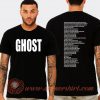 Ghost Lyrics Justin Bieber T-shirt On Sale