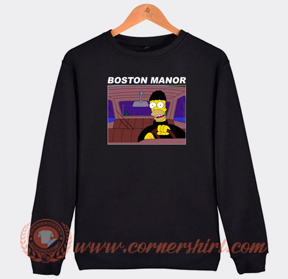 Boston-Manor-Homer-Simpson-Stealing-Car-Sweatshirt-On-Sale