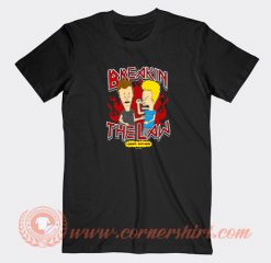 Breaking-The-Law-Beavis-And-Butthead-T-shirt-On-Sale