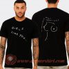Song About Girl Like You T-shirt On Sale
