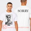 Justin Bieber Sorry T-shirt On Sale