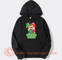 Mario And Luigi Kissing hoodie On Sale