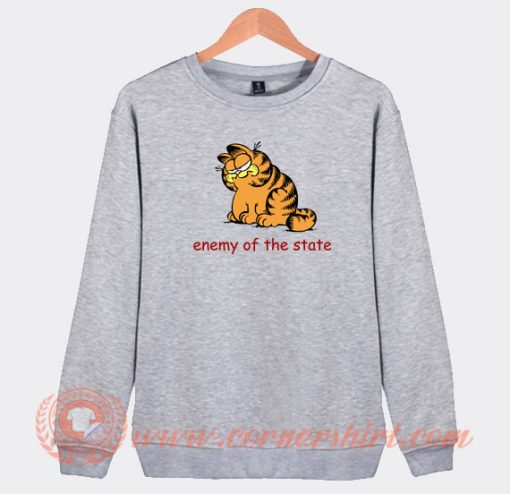 Garfield-Enemy-Of-The-State-Sweatshirt-On-Sale