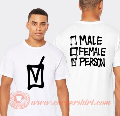 Male Female Person T-shirt On Sale