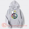 Peace And Love Hippie Sleeping Snoopy hoodie On Sale