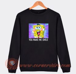 Spongebob-You-Make-Me-Smile-Sweatshirt-On-Sale