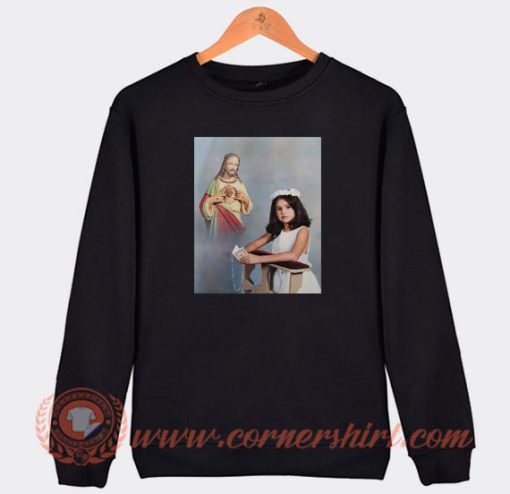 Baby-Picture-Of-Selena-Gomez-First-Communion-Sweatshirt-On-Sale