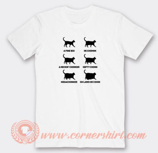 Chonk-Cat-Chart-T-shirt-On-Sale
