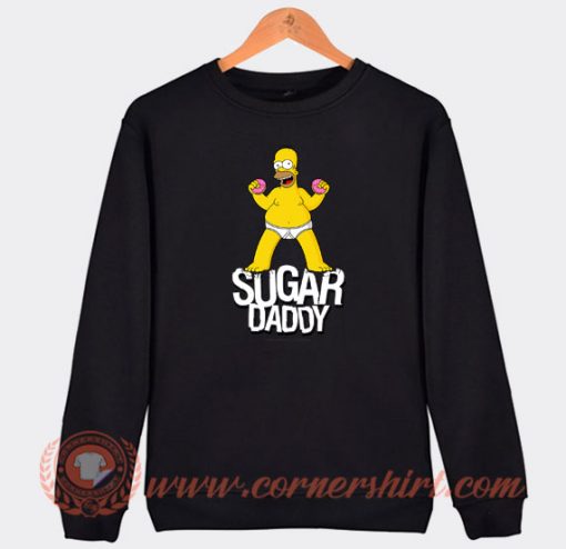Homer-Simpson-Sugar-Daddy-Sweatshirt-On-Sale