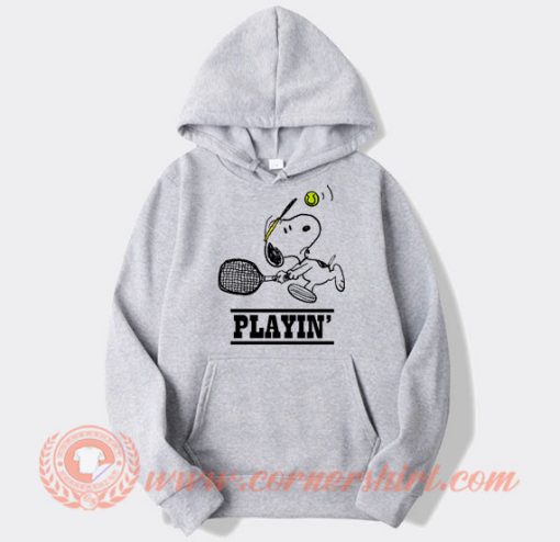 Snoopy Playing Tennis hoodie On Sale