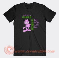 Garfield-Yeah-I'm-A-Gamer-T-shirt-On-Sale