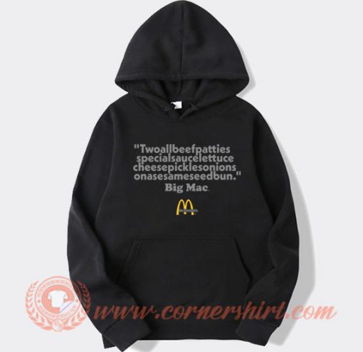 Harvey Keitel Big Mac McDonalds hoodie On Sale