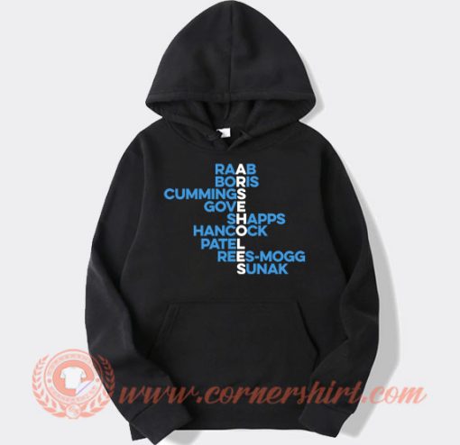 Arseholes Raab Boris Cummings hoodie On Sale