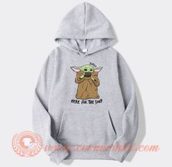 Baby Yoda Dringking Soup hoodie On Sale