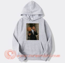Barack Obama With Basketball hoodie On Sale