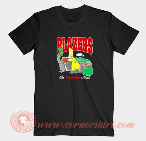 Blazers 1990 NBA T-shirt-On-Sale