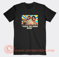 Bruno-Mars-Silk-Sonic-Leave-The-Door-Open-T-shirt-On-Sale
