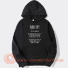 Fuck Off Then Keep Fucking Off hoodie On Sale