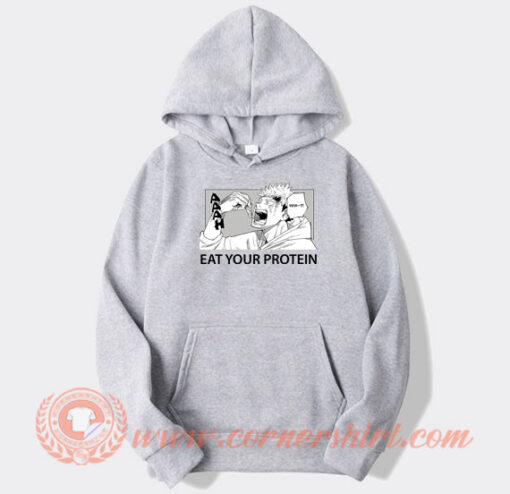 Jujutsu Kaisen Eat Your Protein hoodie On Sale