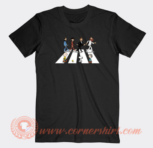 Peanuts-In-Abbey-Road-The-Beatles-Snoopy-T-shirt-On-Sale