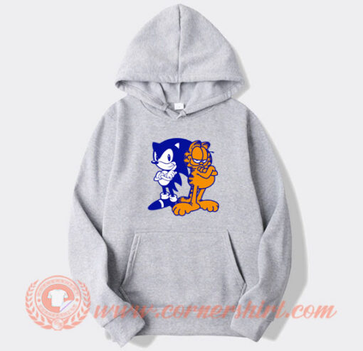 Sonfield Sonic And Garfield hoodie On Sale