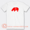 Rhino-23-Red-T-shirt-On-Sale