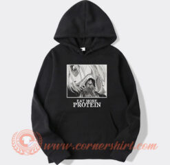 Attack On Titan Eat More Protein Hoodie On Sale