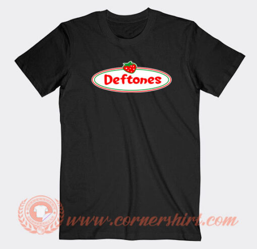 Deftones-Strawberry-Shortcake-Logo-T-shirt-On-Sale