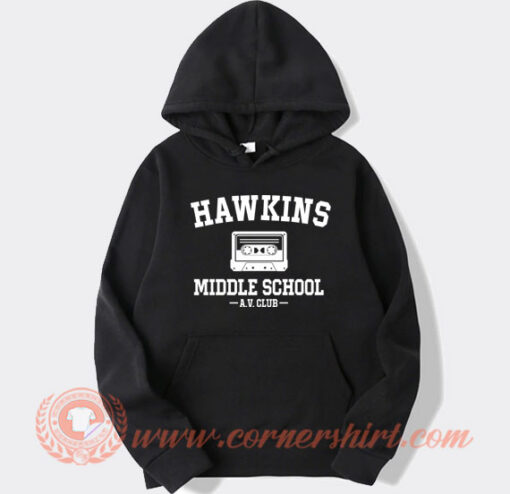 Hawkins Middle School AV Club Hoodie On Sale