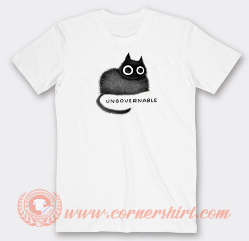 Ungovernable-Cat-T-shirt-On-Sale