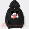 Mickey Mouse Thug Life Gangster Middle Finger Hoodie On Sale