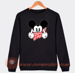 Mickey-Mouse-Thug-Life-Gangster-Middle-Finger-Sweatshirt-On-Sale