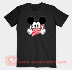 Mickey-Mouse-Thug-Life-Gangster-Middle-Finger-T-shirt-On-Sale