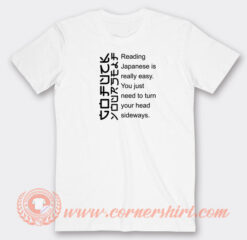 Reading-Japanese-Is-Really-Easy-T-shirt-On-Sale