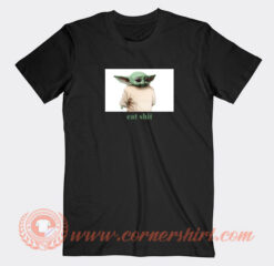 Eat-Shit-Baby-Yoda-Knives-Out-T-shirt-On-Sale