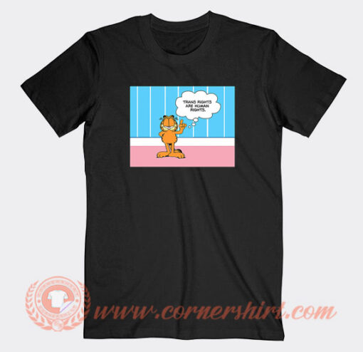 Garfield-Trans-Rights-Are-Human-Rights-T-shirt-On-Sale