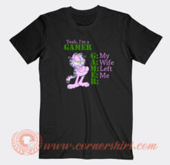 Garfield-Yeah-I’m-A-Gamer-T-shirt-On-Sale