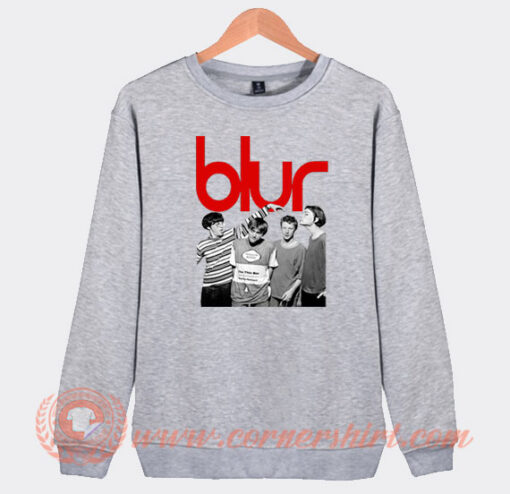 Blur Leisure Era Silkscreened Sweatshirt On Sale