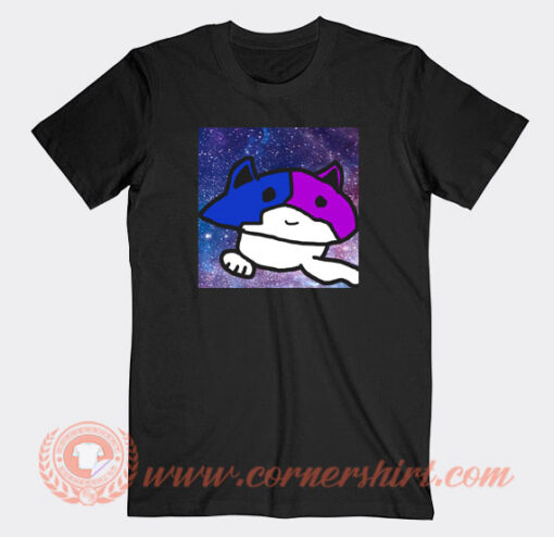 Cat On Galaxy T-Shirt On Sale
