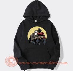Horror Scary Movie Villains Playing Video Games Hoodie On Sale