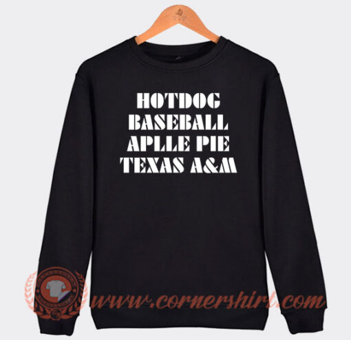 HotDog-Baseball-Apple-Pie-Texas-Sweatshirt-On-Sale