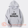 I Love Beagles Hoodie On Sale