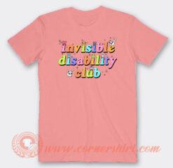 Hannah Larson Invisible Disability Club T-Shirt On Sale
