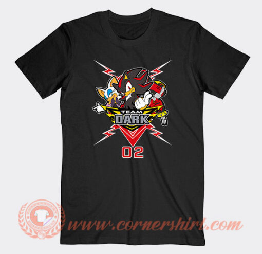 Sonic-The-Hedgehog-Team-Dark-T-shirt-On-Sale