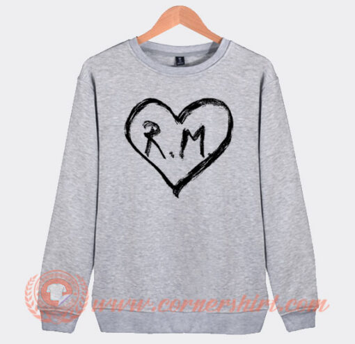 The RM BTS Heart Sweatshirt On Sale